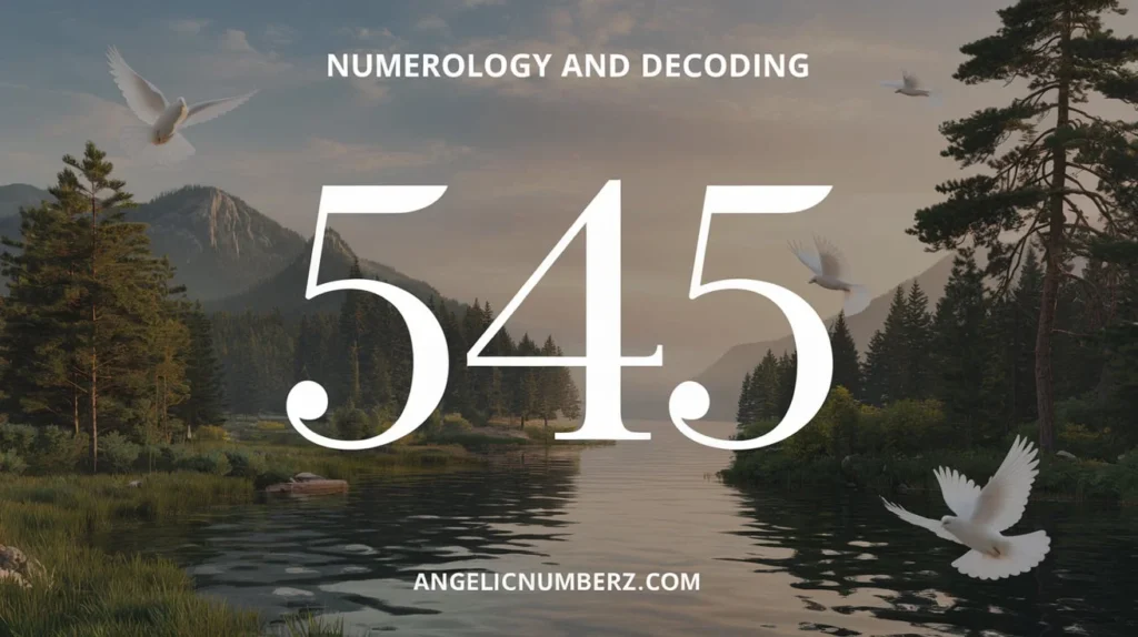 Numerology and Decoding 545