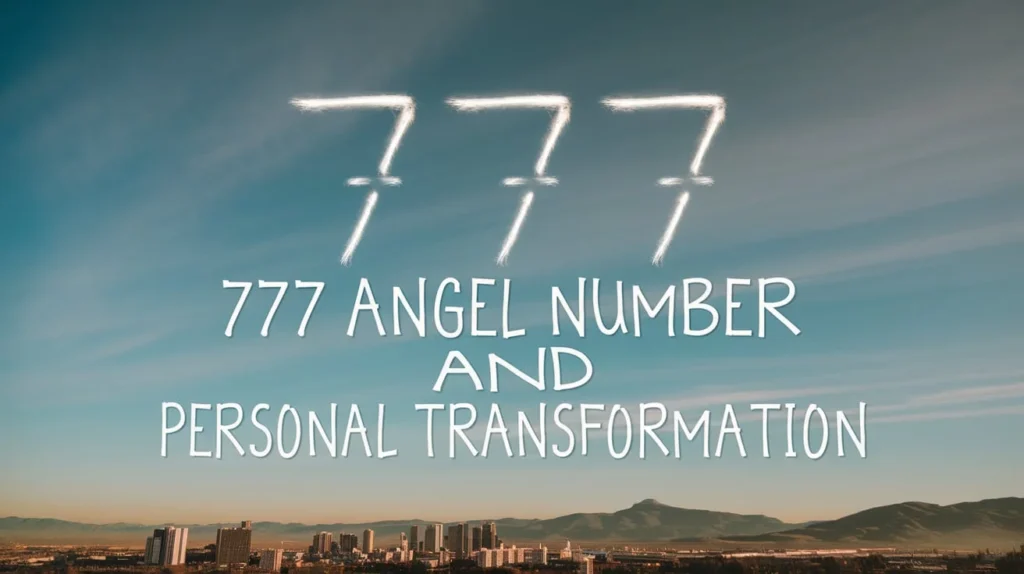 777 Angel Number and Personal Transformation