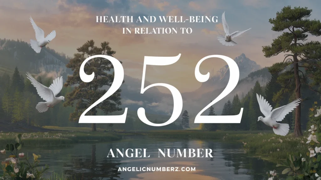 Health and Well-being in Relation to 252 Angel Number