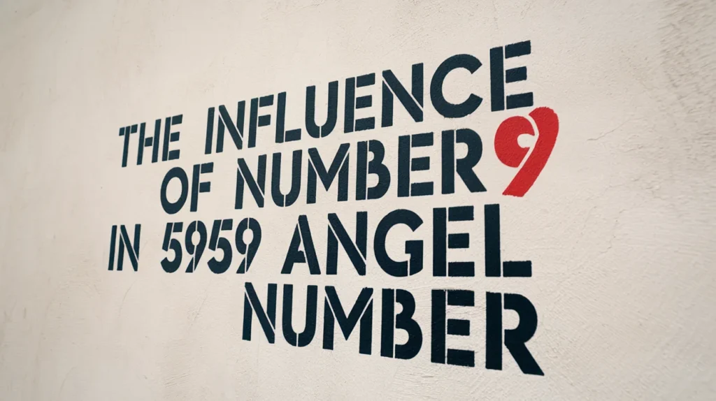 The Influence of Number 9 in 5959 Angel Number