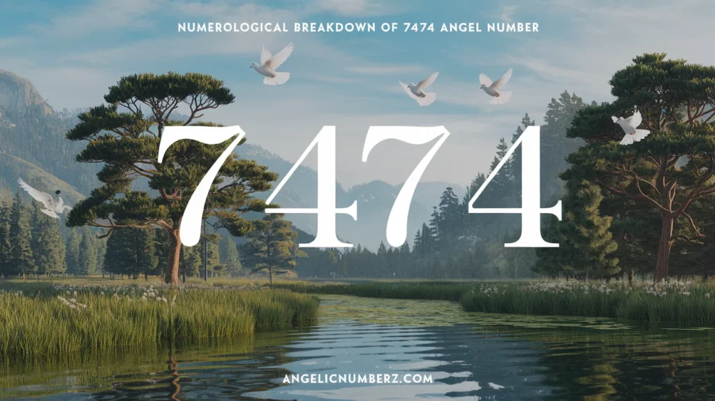 Numerological Breakdown of 7474 Angel Number